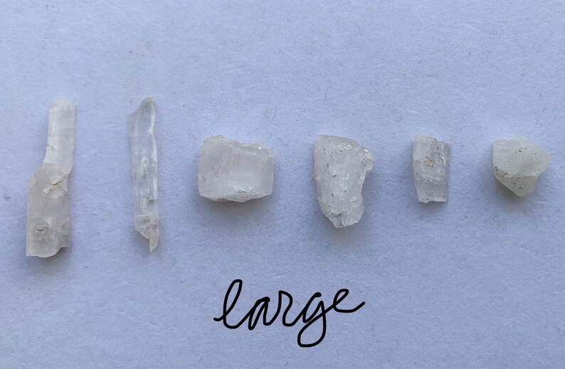 Photos of all of the large stones lined up next to each other.