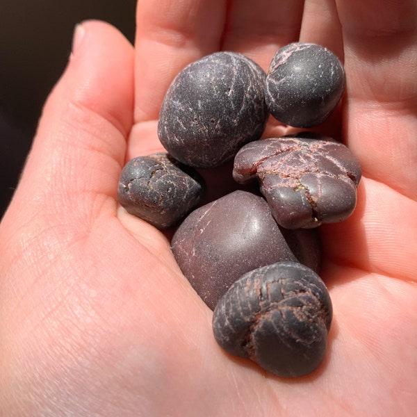 Tumbled Red Garnet Gemstone Stones Healing Crystals January Birthstone