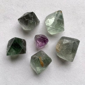 You Pick A Grade Rainbow Fluorite Octahedrons, Healing Crystals - Please Read FULL Description