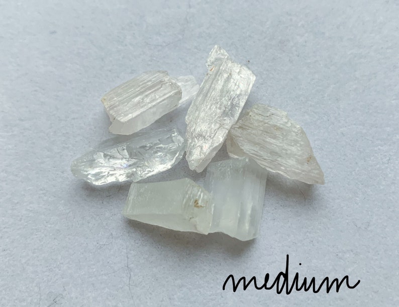 A photo of all of the medium stones against a white background.