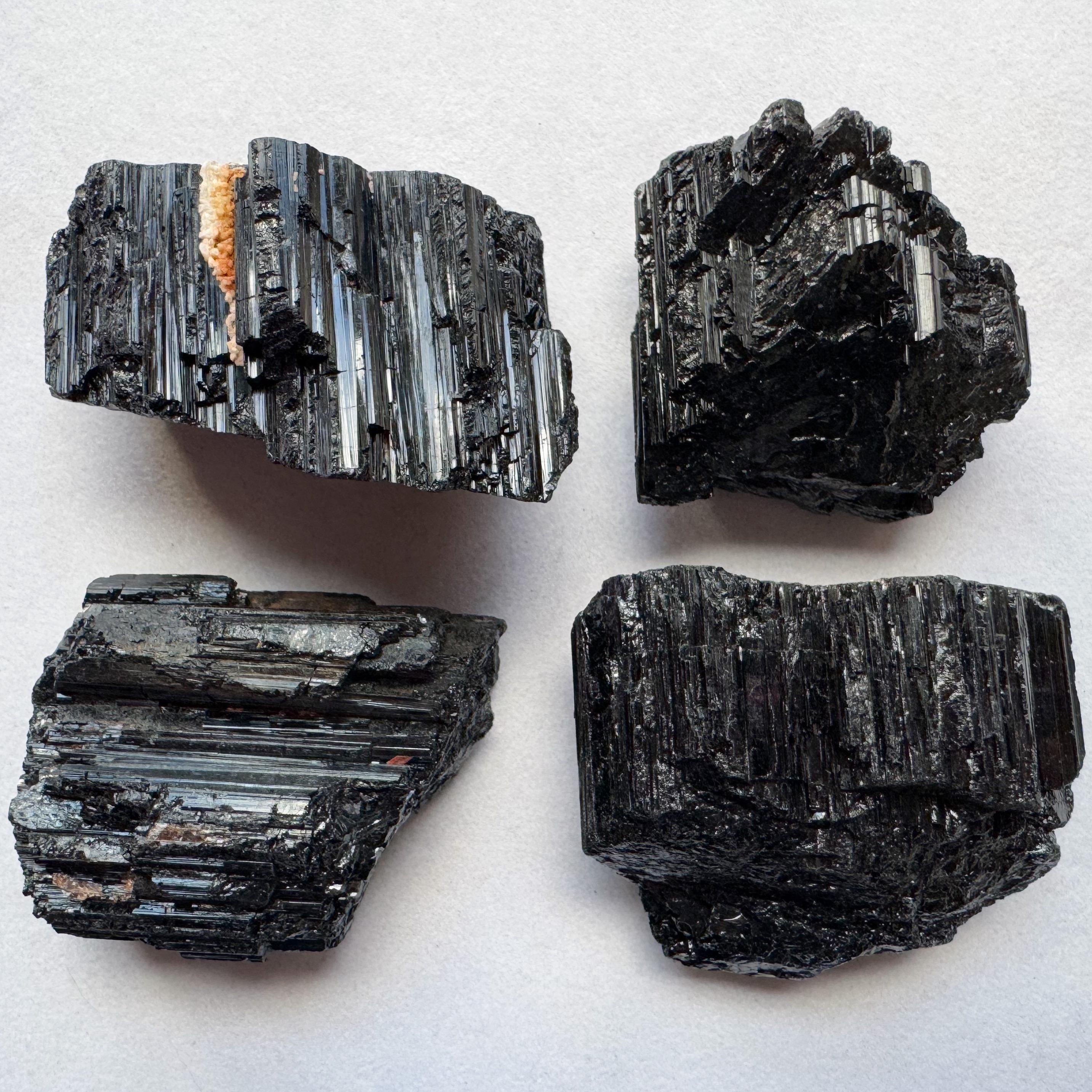 You Pick Rough/Raw Black Tourmaline Schorl Rods/Bars, Stones, Healing Crystals - Please Read FULL Description