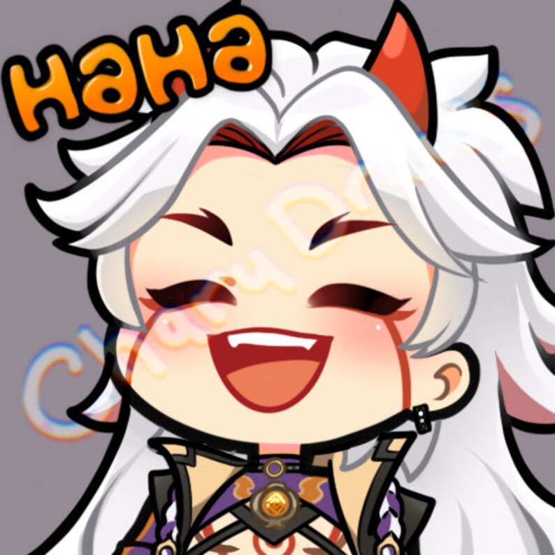 6 Genshin Impact Emotes Inazuma Set Etsy