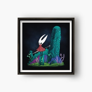 Lámina artística de Hornet / Hollow Knight / Arte mural ilustrado