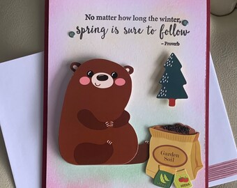 Spring greeting card