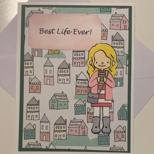 Best life ever greeting card/handmade