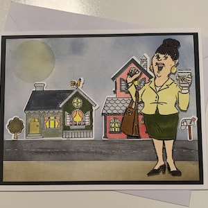 Best life ever greeting card/handmade