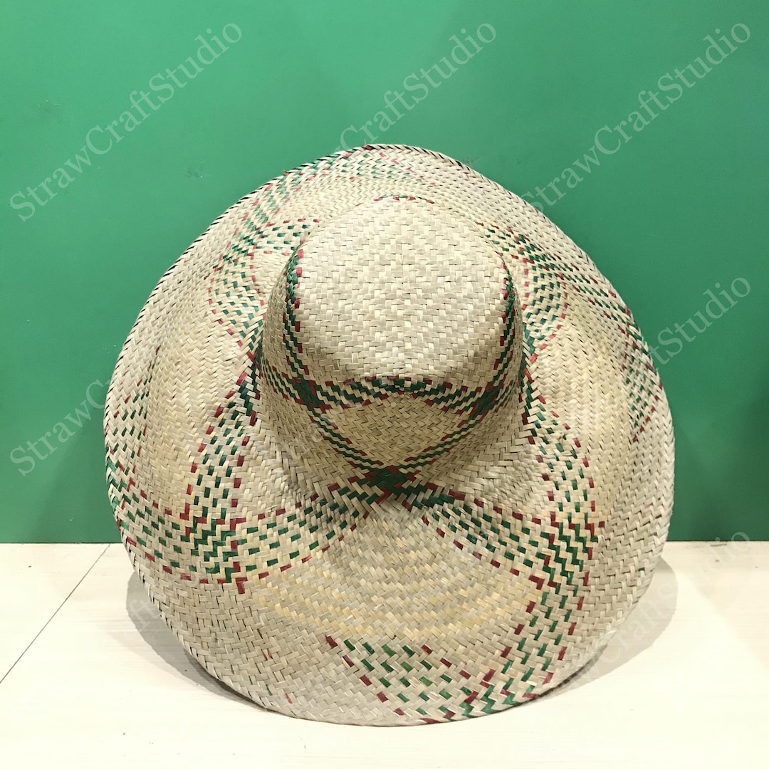 Sun Hat Men, Floppy Beach Hat, Straw Hat Women, Summer Hat, Vintage