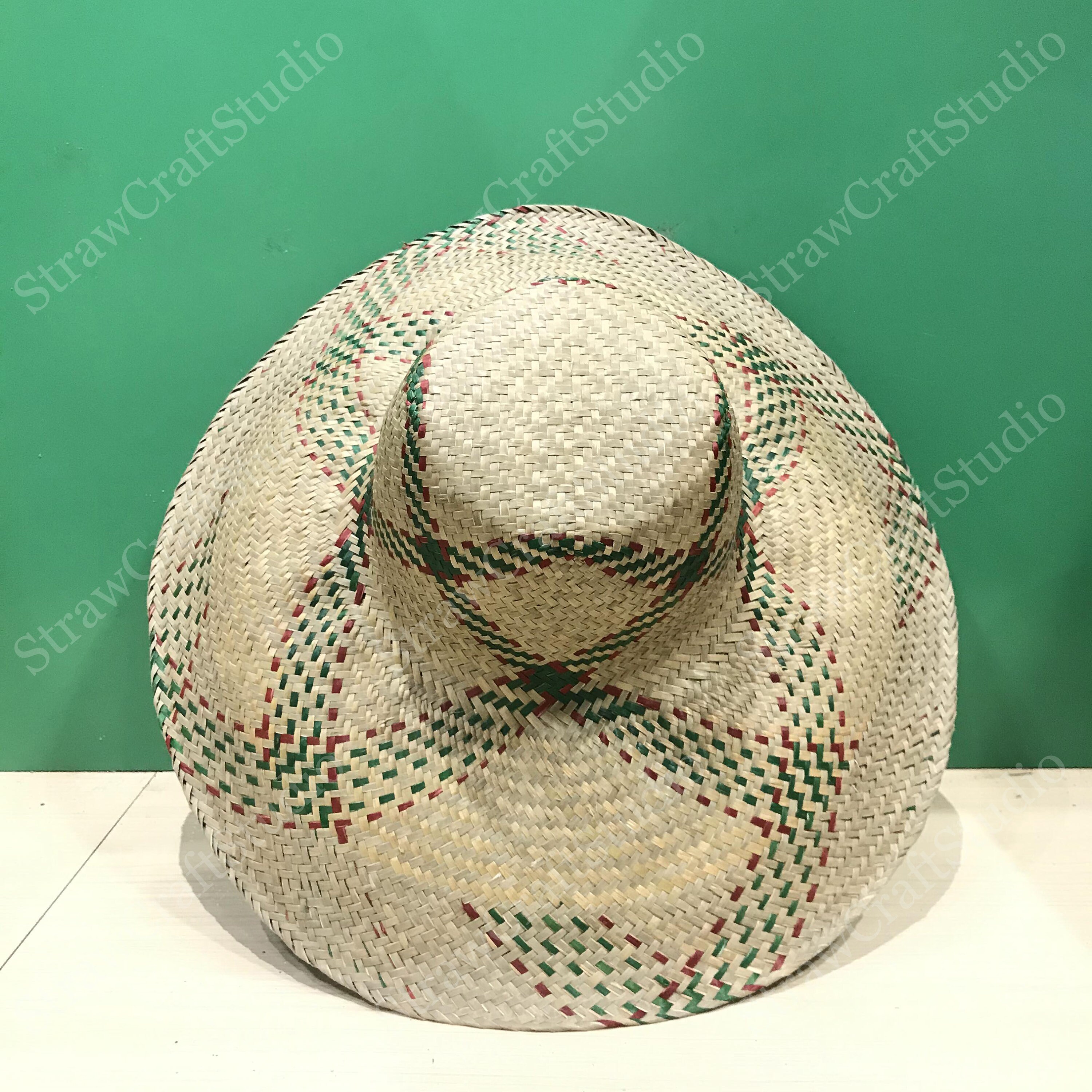 Sun Hat Men Floppy Beach Hat Straw Hat 