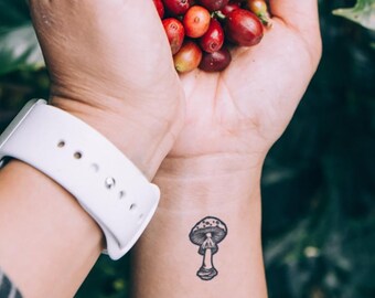 Small Mushroom Tattoo - Mushroom Tattoosdesignstattoo American Native Tribal Tattoos : Best locations for small tattoo designs | tattoos for women.