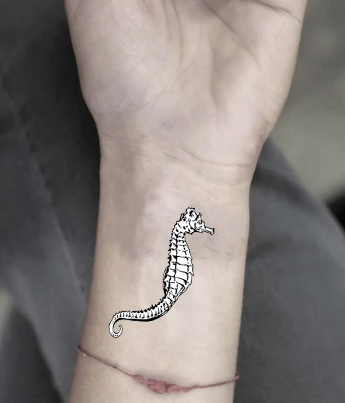 Seepferdchen temporäre Tattoo kleine Tattoo kleine Tattoo Etsy