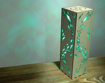 Handmade Rhombus RGB Desk Lamp | Cyberpunk LED Night Light