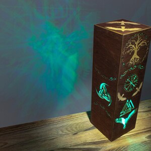 LED-lampa i nordisk mytologi | Yggdrasilträd, vikingastil bild 7