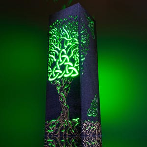 Tree of Life Lamp – Norse Mythology Decor – Yggdrasil LED Night Light