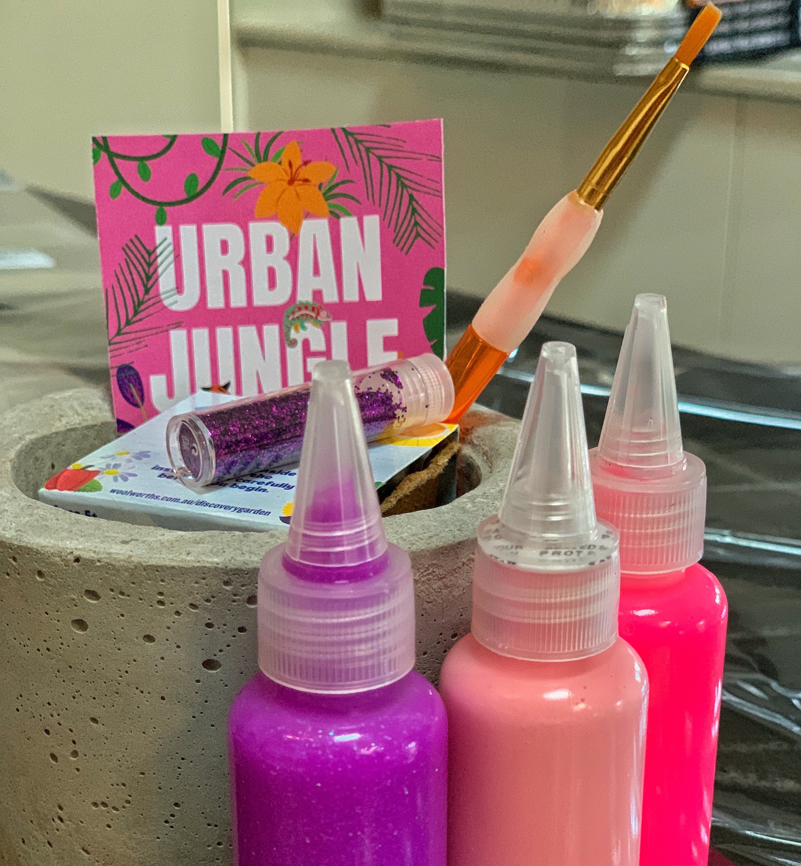 DIY Paint Kit Kid's Kit Arts and Craft Paint Your Own Etsy