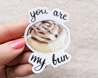 Adesivo Cinnabon, "Sei il mio panino" Decalcomania per laptop