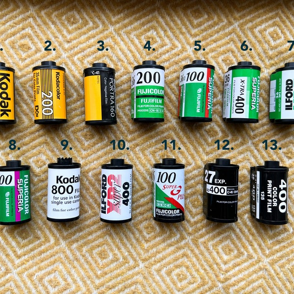 Porte-clés boîte métallique 35 mm, porte-clés pour appareil photo argentique, cadeau pour photographes, porte-clés film 35 mm, porte-clés kodak fujifilm, porte-clés de Pâques