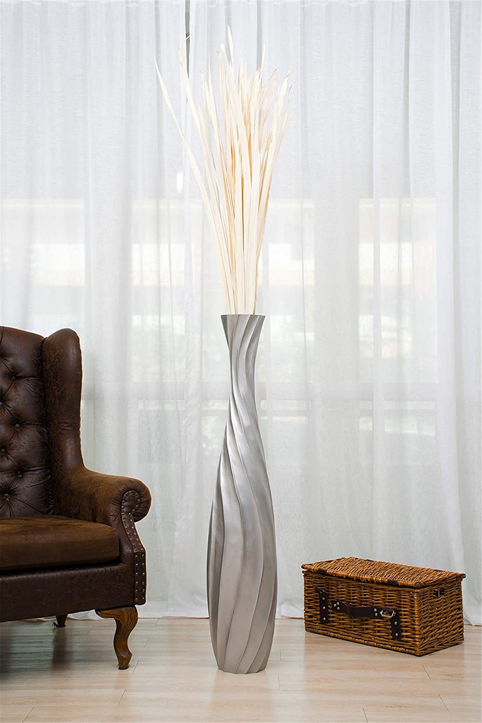 Leewadee Tall Big Floor Standing Vase for Home Decor 44 Etsy