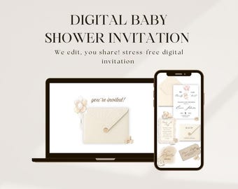 Sito web personalizzato per inviti digitali con orsacchiotto di peluche / Ci occupiamo noi della modifica.