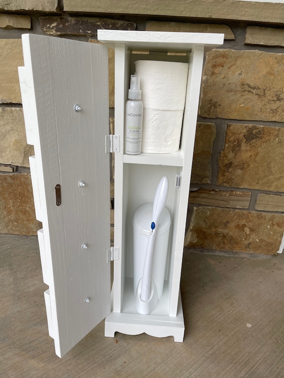 Bathroom Floor Storage Cabinet, Solid Wood Floor Cabinet