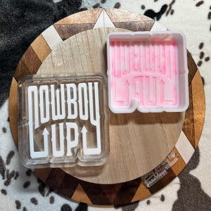 Cowboy Up Freshie Mold, Western Freshie Mold, Silicone Mold, Freshie Mold