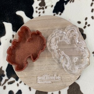 Buckin&#39; Bronc Freshie Mold, Western Freshie Mold, Silicone Mold, Freshie Mold