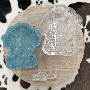 Cowboy Take Me Away Freshie Mold, Western Freshie Mold, Silicone Mold, Freshie Mold