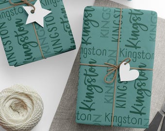 Moody Jewel Tone Christmas Gift Wrapping Paper for Any Occasion, Fun Wrapping Paper, Holiday Gift Wrap, Birthday Wrap, Party Supplies