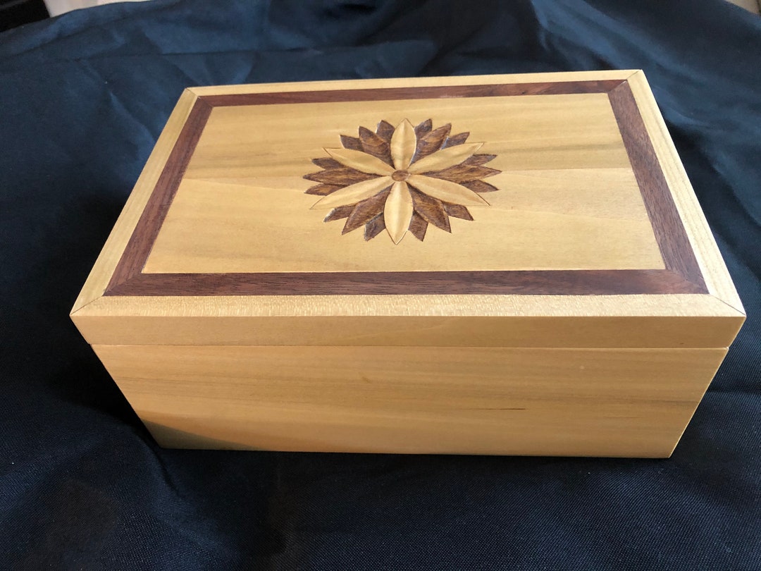 Small Inlayed Box Decorative Floral Inlayed Box - Etsy