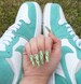 Sage Green Lines Press On Nails | Glue on nails False nails Spring Summer nails 