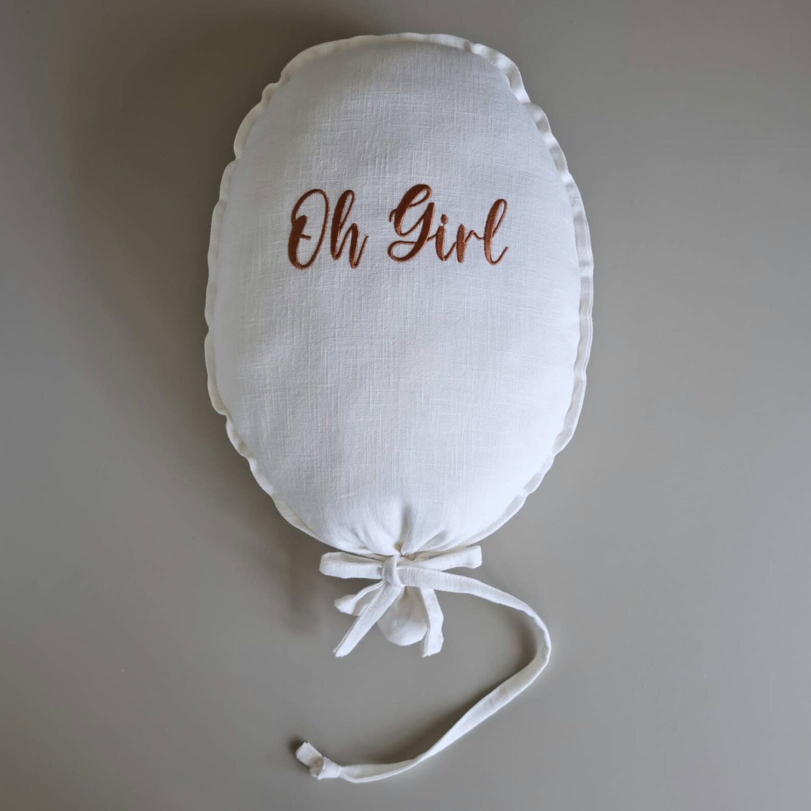 Baby Announcement Balloons Boucle Balloon Linen Balloon Etsy