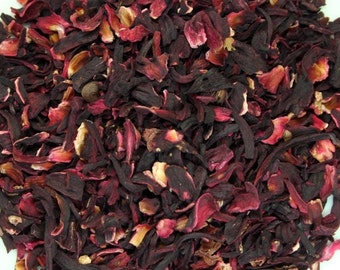 Organic Dried Hibiscus Leaves, Zobo, Sorrel, 10oz