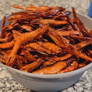 Smoked Prawn, Tasty African Big Prawn 8oz