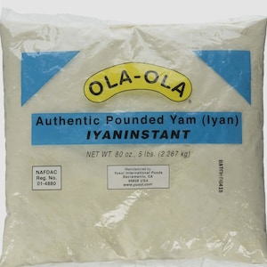 Ola-Ola Authentic  Poundo Yam Flour (Iyan) 2lbs, 5lbs, 10lbs.