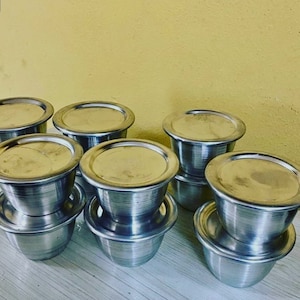 Moi Moi Container/Stainless Steel Container/6 Pc