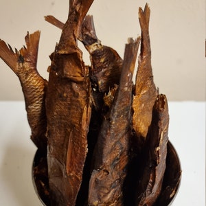 Dried Bonga Fish , Agbodo Fish 14pieces (Big), wild caught Fish, Dry Fish, Dried Fish, Smoked Fish 14 Big pieces. (In stock Now)