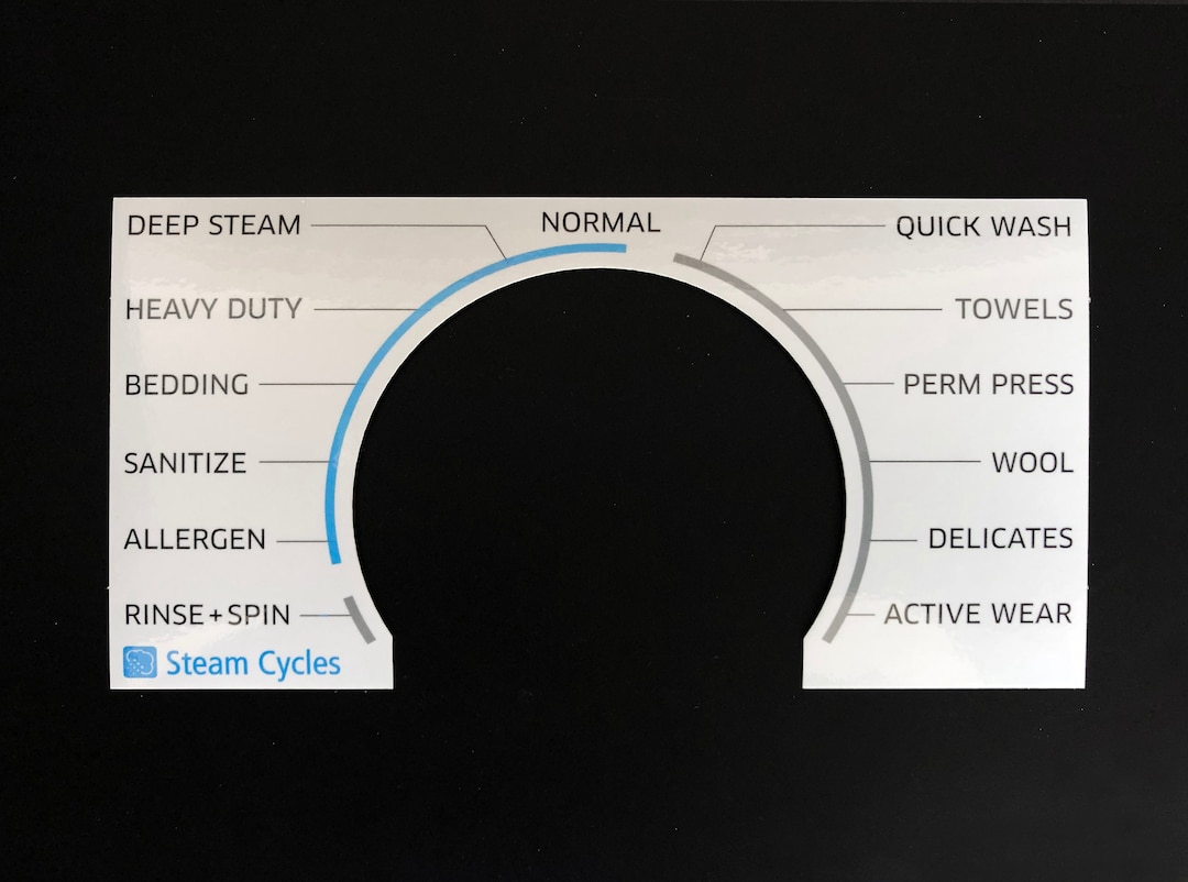 Samsung Model WF42H5600AW Washer Sticker Label / Decal - for Control ...