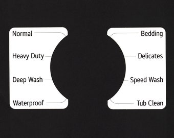 LG Model WT7000CW Washer Sticker Label / Decal  - for center Control Panel - Waterproof