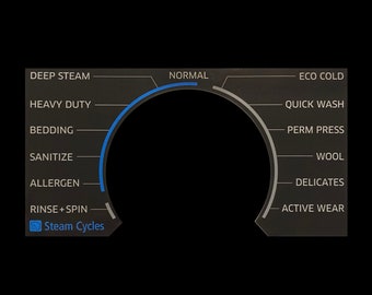 Samsung Washer Control Decal - Etsy