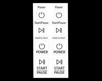 Generic Power - Start & Stop Buttons - Set of 2 - for various models - Waterproof