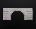 LG Model WM3670HVA Washer Sticker Label / Decal - for center Control Panel - Waterproof