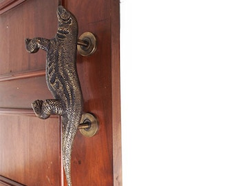 Maniglie per porte Komodo Dragon, maniglia per porta esterna, maniglia per porta principale, maniglia per porta d'ingresso 12,20 pollici [DH116]