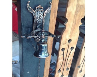Vintage Doorbell Victorian Solid Brass Gate Front Door Bell Antique Knocker Door | Iron DoorBell [DH081]