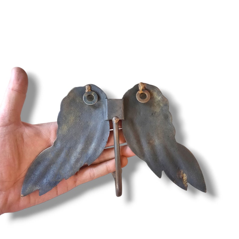 Brass Angel Wings Wall Hook - Antique Gold Coat Rack - Decorative ...
