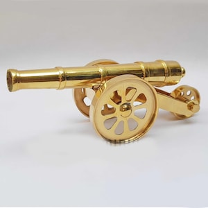 CANNON MINIATURE Solid Brass Perfect for Table Decoration | Ordnance Rifle Miniature