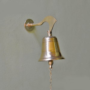 Türklingel aus massivem Messing, elegantes Sternchenmuster, Vintage-Eisen-Türklingel in Gold und Schwarz, zeitloses Dekorationsgeschenk für Zuhause