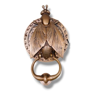 Wasp Door Knocker Detailed ANTIQUE Solid Brass | Bee Front Door Knocker, Wasp Banger [DH138]