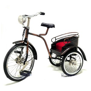 Miniature Pedicab China Mandarin Chinese Tricycle - Great Table Decoration or Collection - Gifts Idea