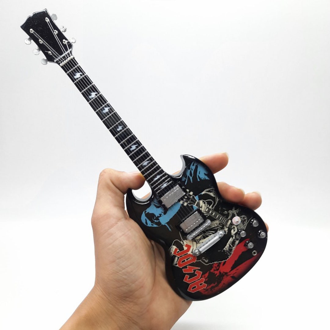 Miniature Guitar SG ACDC Perfect Music Gifts or Table Decoration ...