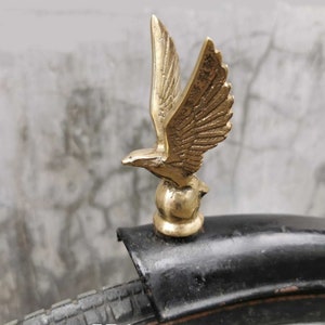 Vintage Bicycle Bikes Front Mudguard Emblem Badge Cycling Accessories Solid Brass