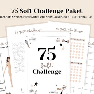 75 Soft Challenge Tracker Deutsch - Printable PDF Download